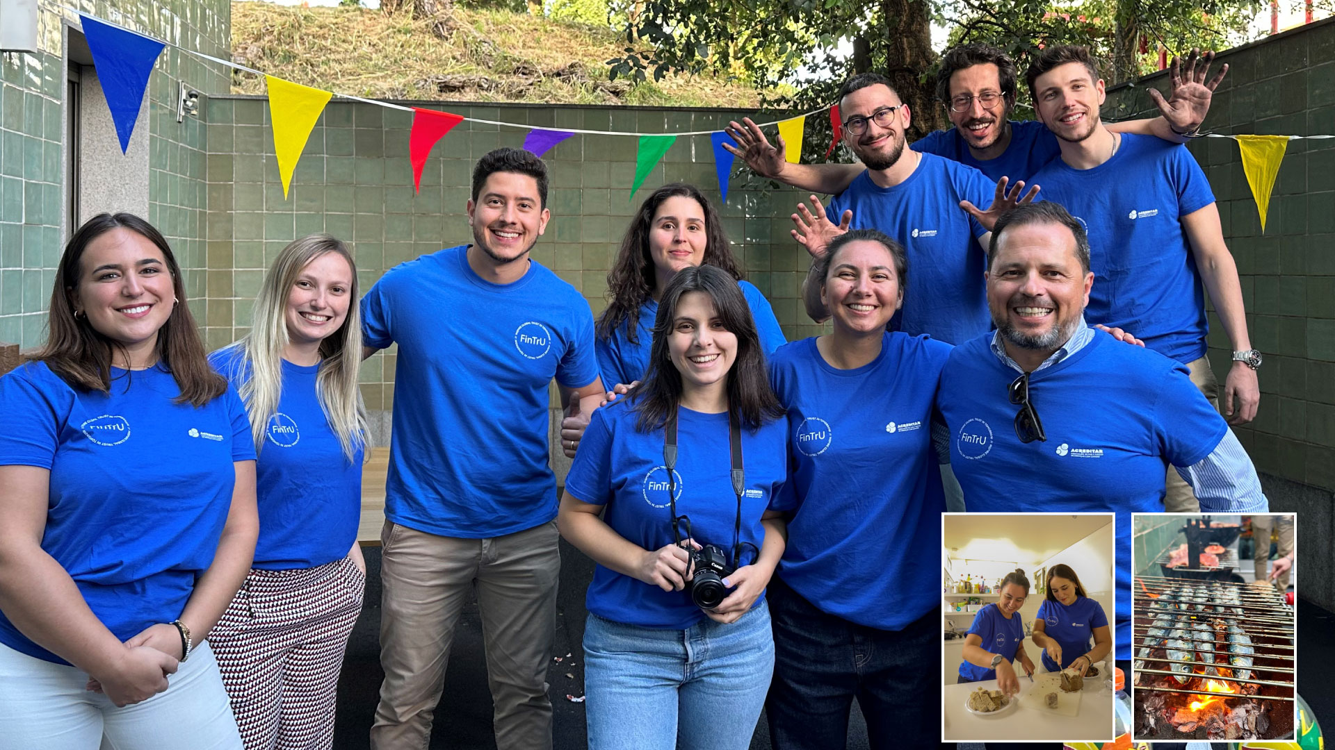 FinTrU employees at “Acreditar” NGO at São João party